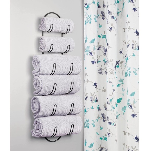 Towel Holder and Towel Storage Shelf Organizer for Bathroom - Picture 1 of 8